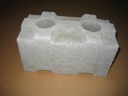 Liteblok interlocking lightweight insulating concrete block